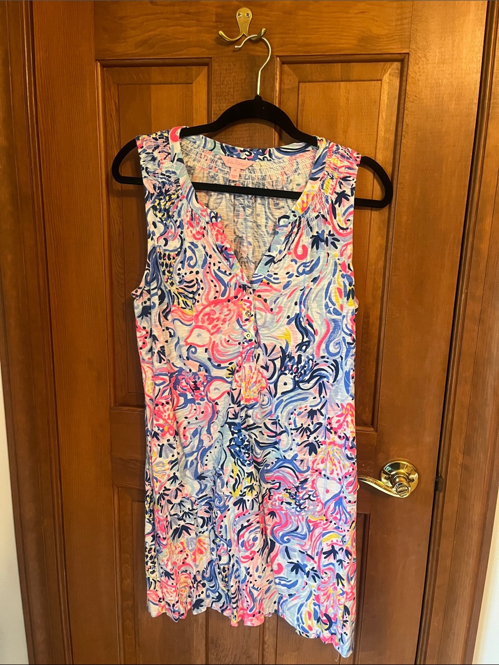 Lilly Pulitzer ESSIE DRESS Medium Pink Blue